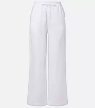 Широкие льняные брюки Aurelia Asceno, белый