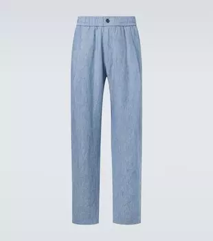 Широкие льняные брюки Giorgio Armani, Troposphere