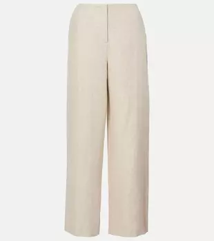 Широкие льняные брюки Meave Faithfull, Oatmeal
