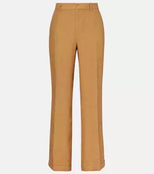 Широкие льняные брюки Polo Ralph Lauren, Sand Dune