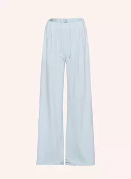 Широкие махровые брюки True Religion, голубой