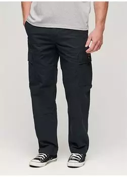 Широкие мужские брюки-карго темно-синие M7011029A98T_BAGGY CARGO PANTS Superdry, темно-синий