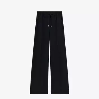 Широкие плетеные брюки Liliaah с кулиской на талии Ted Baker, черный