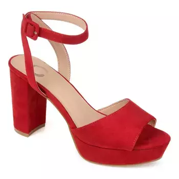 Широкие сандалии на платформе Nairri Journee, красный