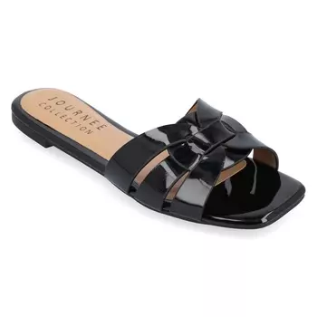 Широкие сандалии на плоской подошве Arrina Journee, black