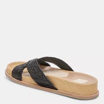 Широкие сандалии Selda с ониксом и рафией Dolce Vita