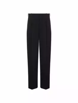 Широкие шерстяные брюки Kenzo, тёмно-синий