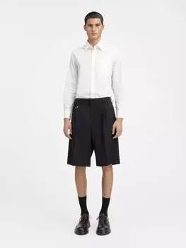 Широкие шорты-бермуды по фигуре JACQUEMUS The Melo shorts, черный