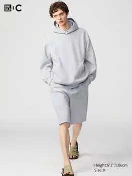 Широкие шорты для похудения Uniqlo, серый