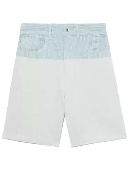 Широкие шорты со вставками FIVE CM, серый