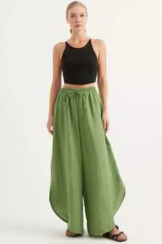 Широкие штанины Herita, зеленый