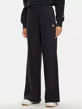 Широкие спортивные брюки Champion, черный