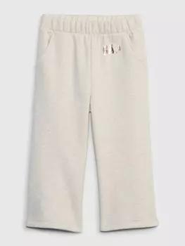 Широкие спортивные брюки Gap, бежевый