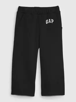 Широкие спортивные брюки Gap, черный