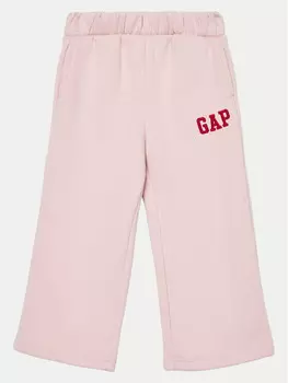 Широкие спортивные брюки Gap, розовый