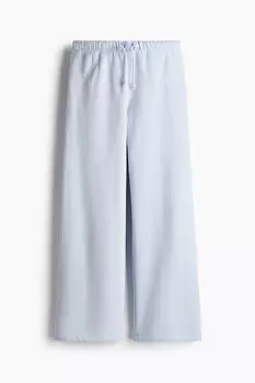 Широкие спортивные брюки H&M, голубой
