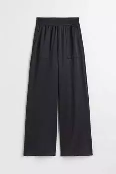 Широкие спортивные штаны H&amp;M, черный
