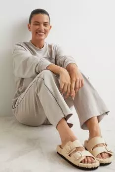 Широкие спортивные штаны H&amp;M, светло-серый