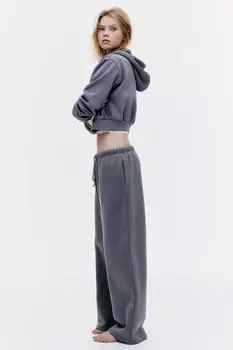 Широкие спортивные штаны H&M, серый