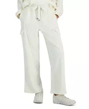 Широкие спортивные штаны-карго Planet Heart, белый