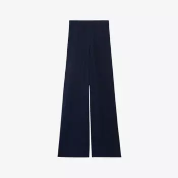 Широкие трикотажные брюки marlisa с высокой посадкой Claudie Pierlot, цвет bleus