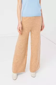 Широкие трикотажные брюки United Colors Of Benetton, коричневый