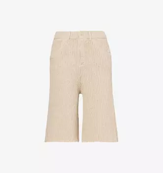 Широкие трикотажные шорты Cae Aya Muse, бежевый