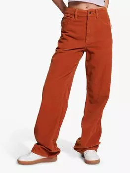 Широкие вельветовые брюки Superdry Vintage, цвет корицы