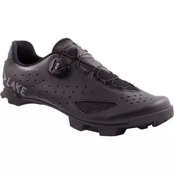 Широкие велосипедные туфли MX219 мужские Lake, черный/серый