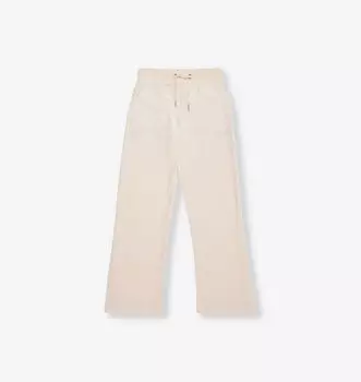 Широкие велюровые спортивные брюки в тон 7-16 лет Juicy Couture, бежевый