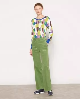 Широкие женские брюки Escorpion, зеленый