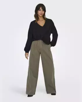 Широкие женские брюки Only, цвет Topo