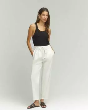 Широкие женские брюки с резинкой на талии и кулиской Tintoretto