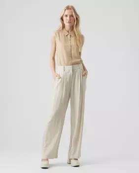 Широкие женские брюки со складками Vero Moda