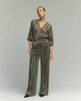 Широкие женские брюки Tintoretto, мультиколор