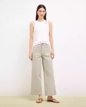 Широкие женские брюки Tintoretto, зеленый