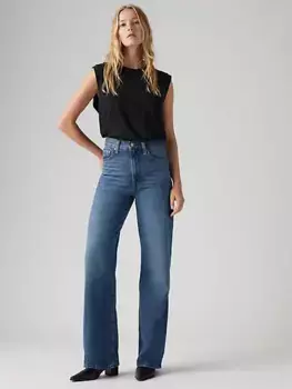Широкие женские джинсы с рельефной клеткой Levi's, цвет Wrong - Medium Wash