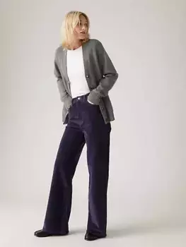 Широкие женские джинсы с рельефной клеткой Levi's, цвет Night Sky - Blue