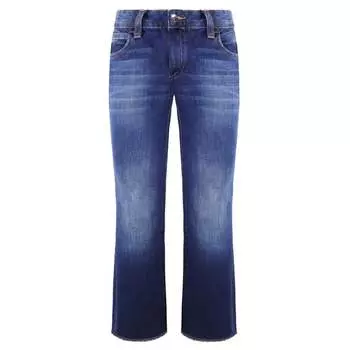 Широкие женские джинсы стандартного кроя Emporio j34 Armani, синий