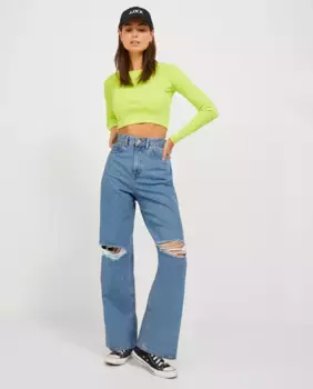 Широкие женские джинсы Tokyo Jack & Jones, синий