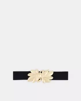 Широкий эластичный ремень черного цвета Tintoretto, черный