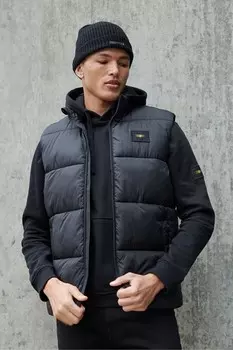 Широкий мужской жилет Flyers, черный