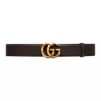 Широкий пояс Gg Marmont GUCCI