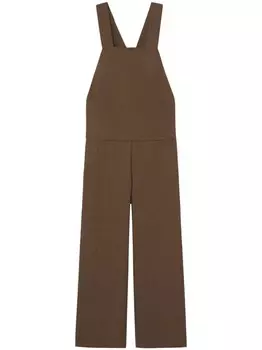 Широкий укороченный комбинезон Proenza Schouler White Label, коричневый