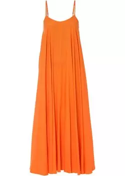 Широкое платье макси Rainbow, оранжевый
