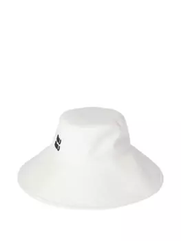 Широкополая шляпа-ведро Miu Miu, белый