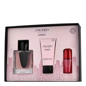 Shiseido Ginza Body Lotion Power Infusing Concentrate Набор 50мл 10мл