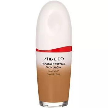 Shiseido Revitalessence Skin Glow Foundation легкая тональная основа с осветляющим эффектом SPF 30 оттенок Bronze 30 мл Inna Marka