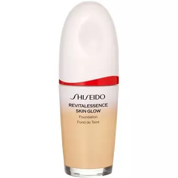 Shiseido Revitalessence Skin Glow Foundation легкая тональная основа с осветляющим эффектом SPF 30 оттенок Shell 30 мл