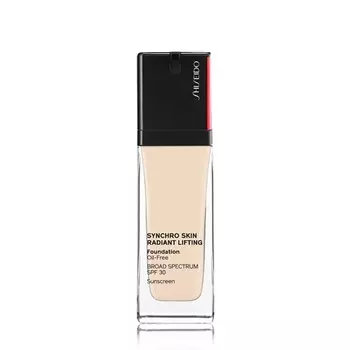 Shiseido Synchro Skin Radiant Lifting Foundation SPF 30, от среднего до полного покрытия, 1 жидкая унция цвета слоновой кости 120